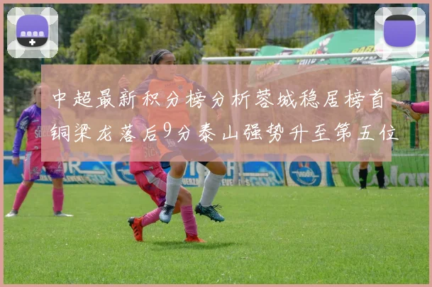 中超最新积分榜分析蓉城稳居榜首铜梁龙落后9分泰山强势升至第五位津门虎积分清零